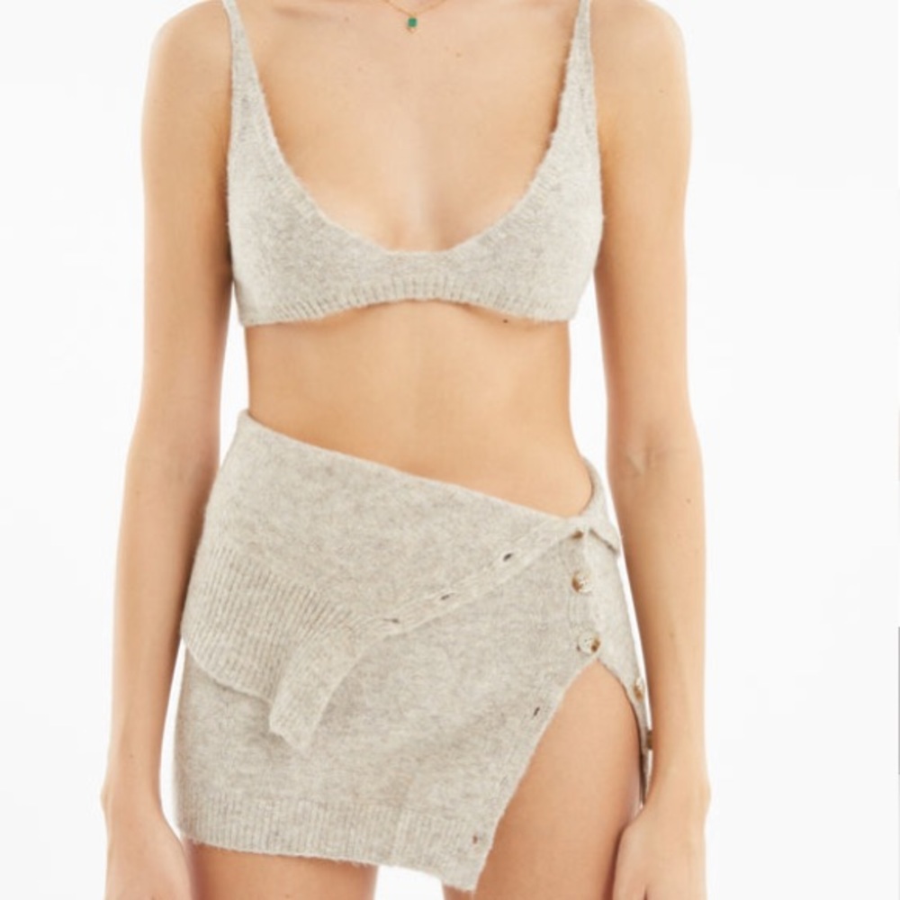 Ruve knit bralette and skirt